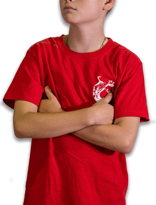 KIDS KK FAMILY RED TEE